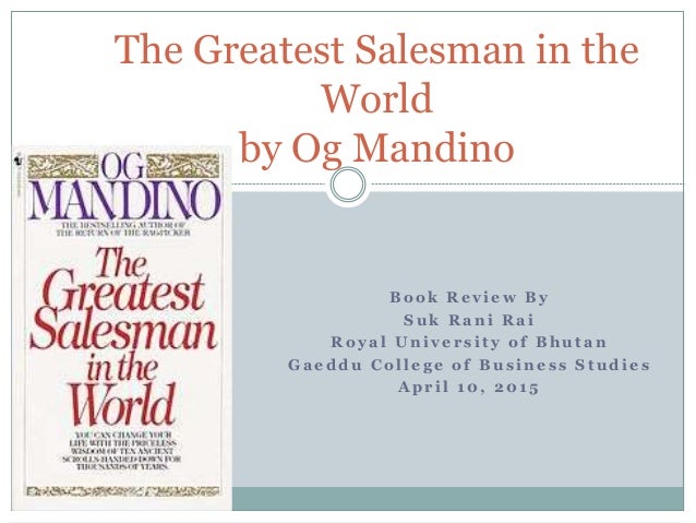 The Greatest Salesman Pdf